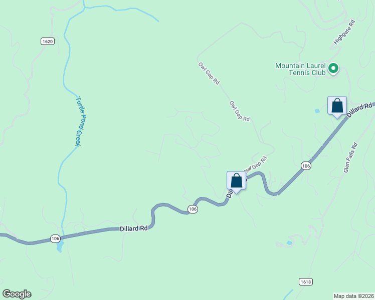 map of restaurants, bars, coffee shops, grocery stores, and more near 724 Kettle Rock Road in Highlands