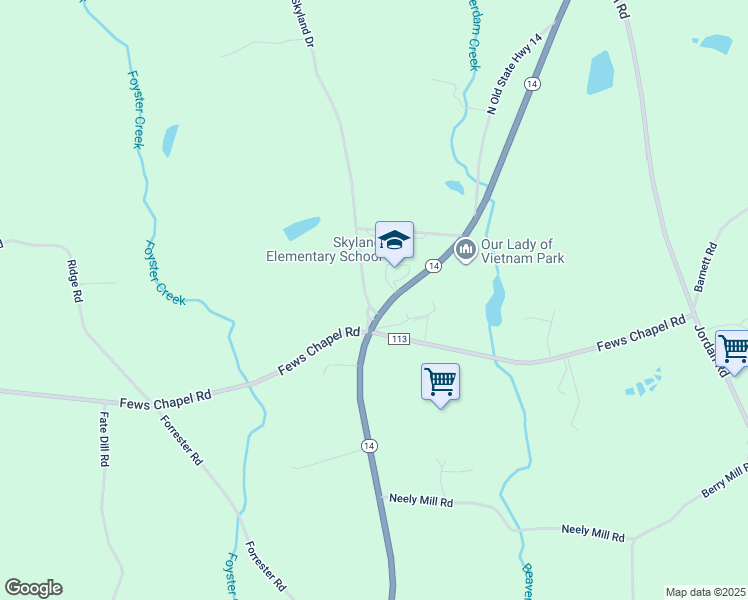 map of restaurants, bars, coffee shops, grocery stores, and more near 4221 South Carolina 14 in Greer