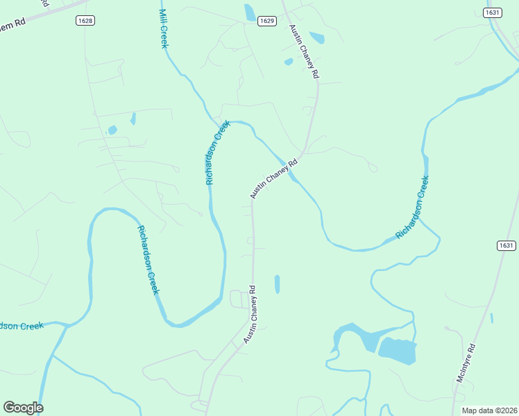 map of restaurants, bars, coffee shops, grocery stores, and more near 2523 Austin Chaney Road in Wingate