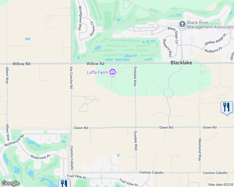 map of restaurants, bars, coffee shops, grocery stores, and more near 1473 Willow Road in Nipomo