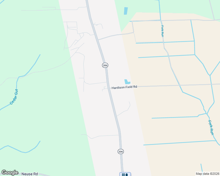 map of restaurants, bars, coffee shops, grocery stores, and more near 6417-6609 State Highway 306 in Grantsboro