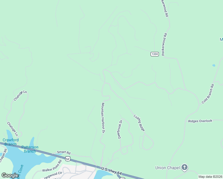 map of restaurants, bars, coffee shops, grocery stores, and more near 836 Mountain Harbour Drive in Hayesville