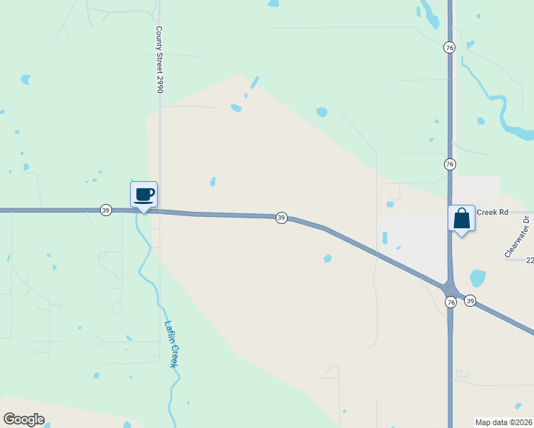 map of restaurants, bars, coffee shops, grocery stores, and more near Oklahoma 39 in Blanchard
