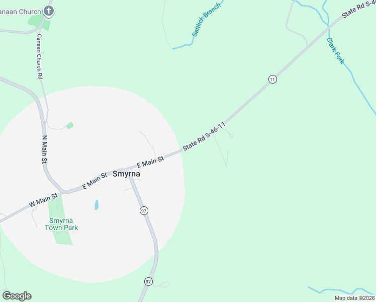 map of restaurants, bars, coffee shops, grocery stores, and more near 855 State Road S-46-11 in Smyrna