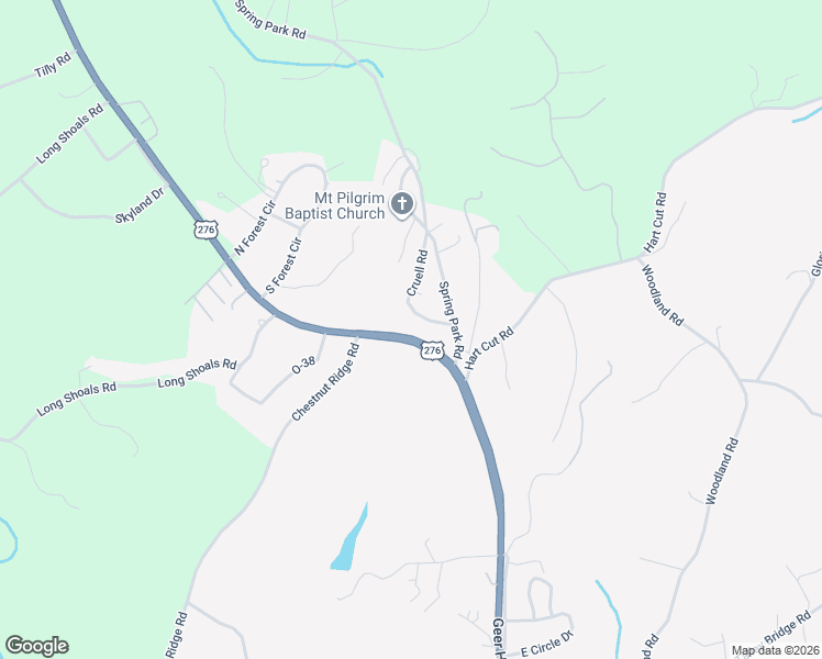 map of restaurants, bars, coffee shops, grocery stores, and more near 3426 Geer Highway in Greenville County