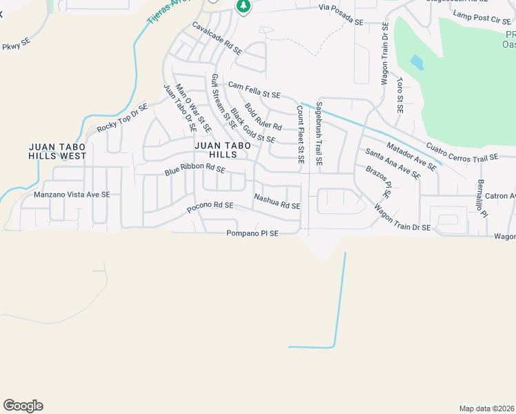 map of restaurants, bars, coffee shops, grocery stores, and more near 12001 Pocono Road Southeast in Albuquerque