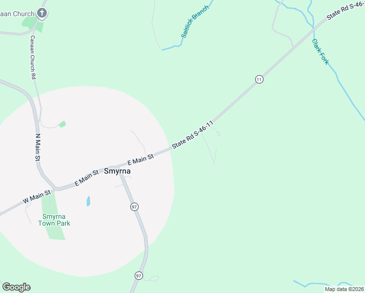 map of restaurants, bars, coffee shops, grocery stores, and more near 855 State Road S-46-11 in Smyrna