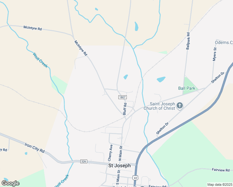 map of restaurants, bars, coffee shops, grocery stores, and more near 39 Bluff Road in Saint Joseph