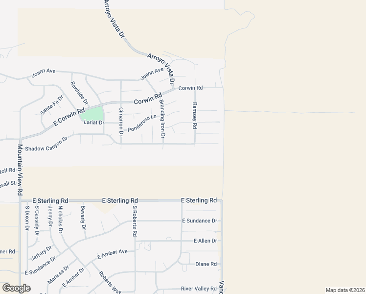 map of restaurants, bars, coffee shops, grocery stores, and more near 2372 Shadow Canyon Drive in Bullhead City