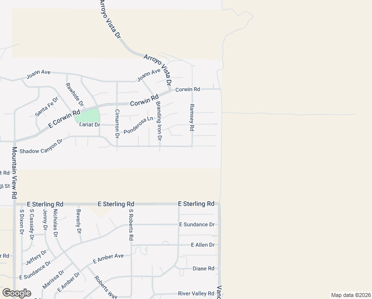 map of restaurants, bars, coffee shops, grocery stores, and more near 2372 Shadow Canyon Drive in Bullhead City