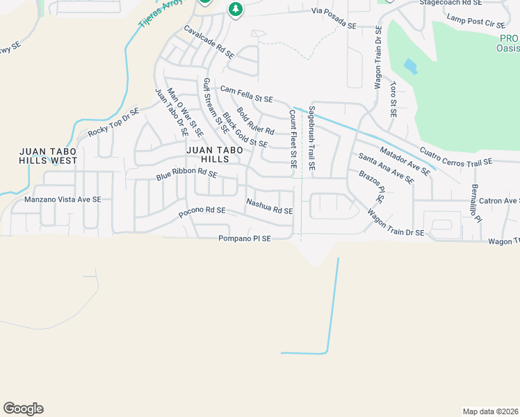 map of restaurants, bars, coffee shops, grocery stores, and more near 12001 Pocono Road Southeast in Albuquerque