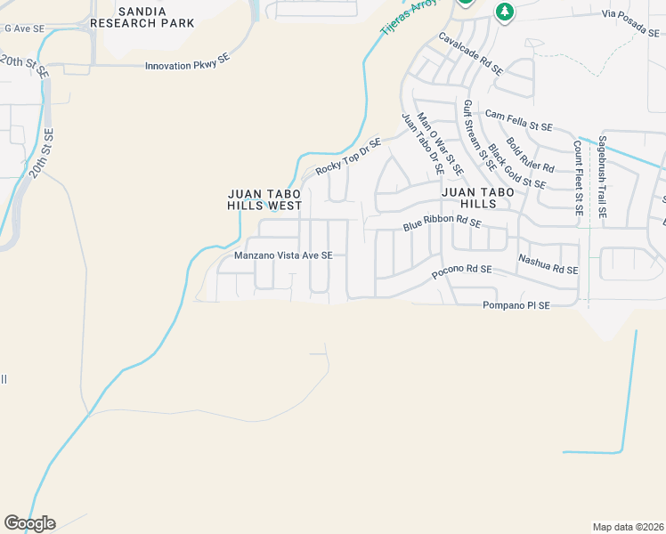 map of restaurants, bars, coffee shops, grocery stores, and more near 2008 Hubbard Street Southeast in Albuquerque