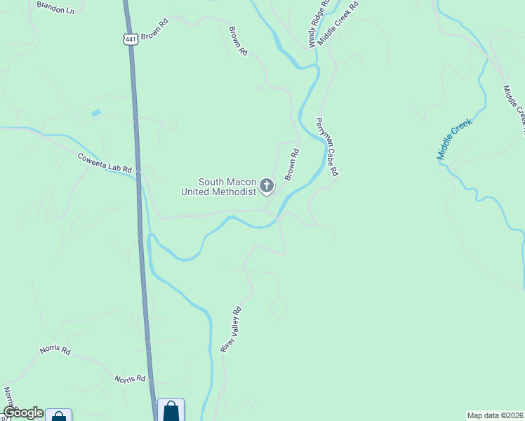 map of restaurants, bars, coffee shops, grocery stores, and more near 22 Joe Bradley Road in Otto