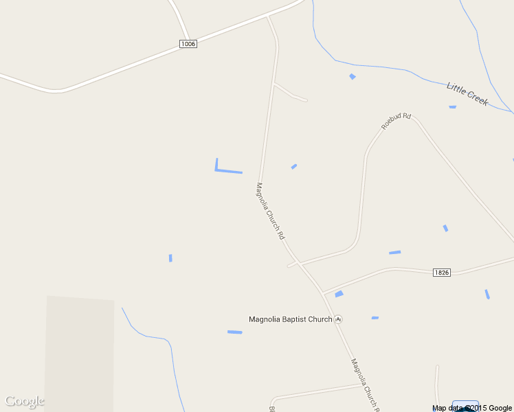 map of restaurants, bars, coffee shops, grocery stores, and more near 1329 Magnolia Church Road in Stedman