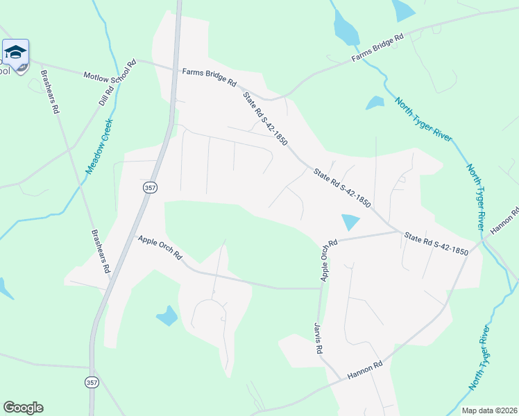 map of restaurants, bars, coffee shops, grocery stores, and more near 740 Ohenry Drive in Inman