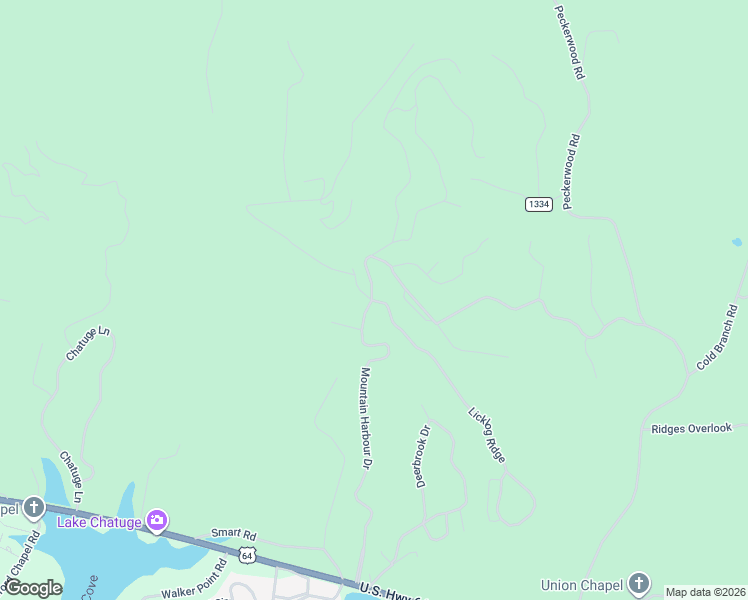 map of restaurants, bars, coffee shops, grocery stores, and more near 836 Mountain Harbour Drive in Hayesville