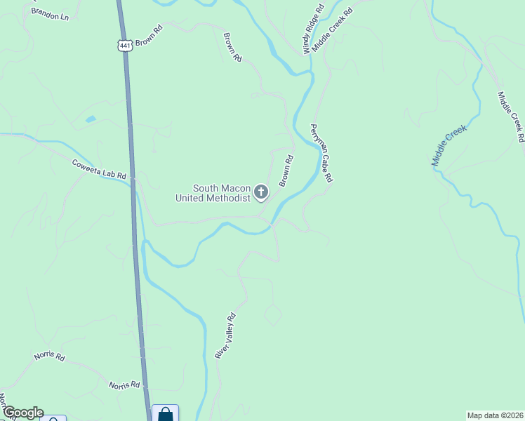 map of restaurants, bars, coffee shops, grocery stores, and more near 22 Joe Bradley Road in Otto