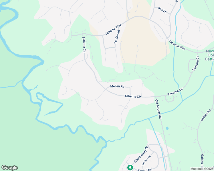 map of restaurants, bars, coffee shops, grocery stores, and more near 128 Mellen Road in New Bern
