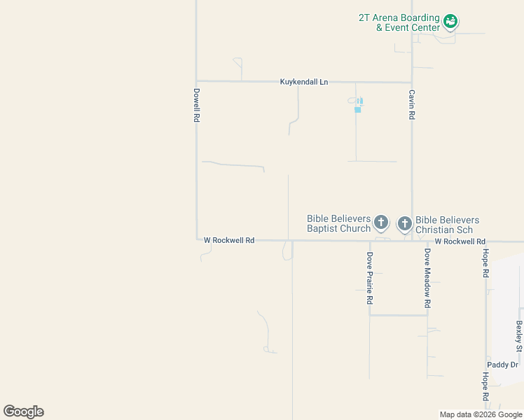 map of restaurants, bars, coffee shops, grocery stores, and more near 16001 Dowell Road in Amarillo