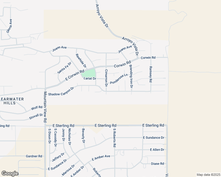 map of restaurants, bars, coffee shops, grocery stores, and more near 2237 Shadow Canyon Drive in Bullhead City