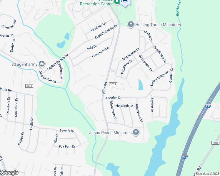 map of restaurants, bars, coffee shops, grocery stores, and more near 866 Rembrandt Drive in Fayetteville