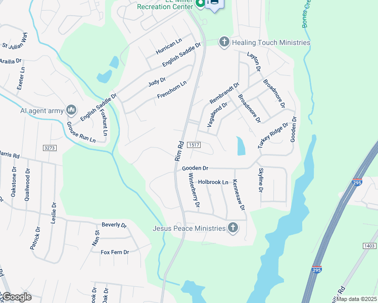 map of restaurants, bars, coffee shops, grocery stores, and more near 866 Rembrandt Drive in Fayetteville