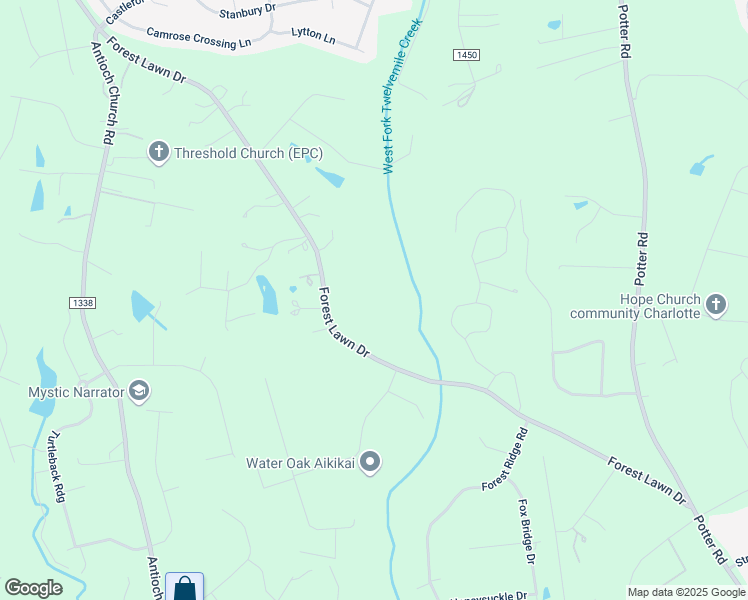 map of restaurants, bars, coffee shops, grocery stores, and more near in Stallings