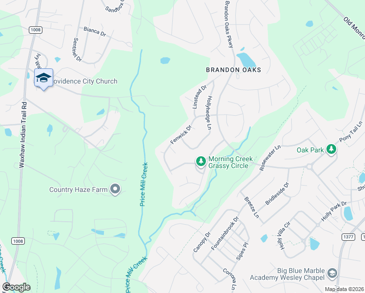 map of restaurants, bars, coffee shops, grocery stores, and more near 1009 Hamstead Court in Indian Trail