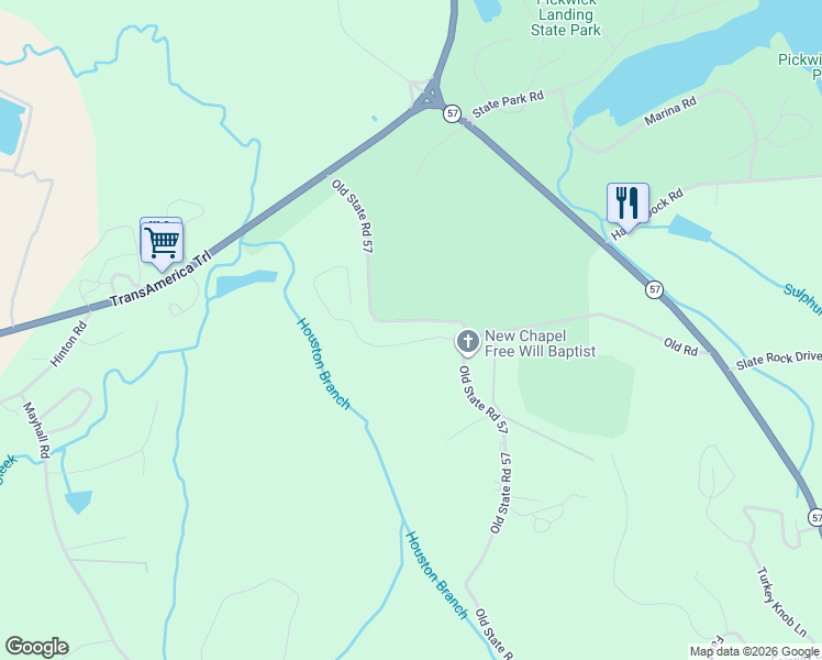 map of restaurants, bars, coffee shops, grocery stores, and more near 690 Old Road in Counce