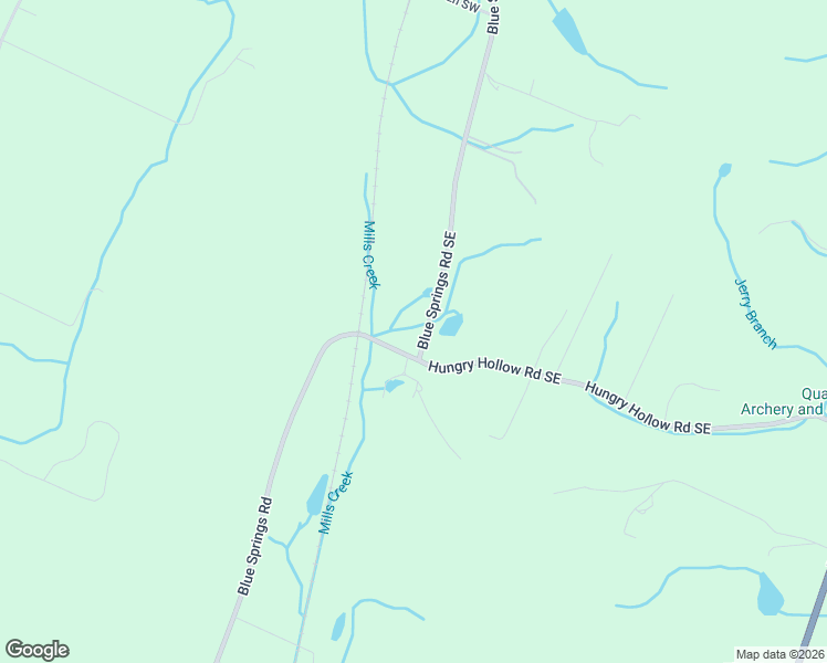 map of restaurants, bars, coffee shops, grocery stores, and more near 6426 Blue Springs Rd in Cleveland