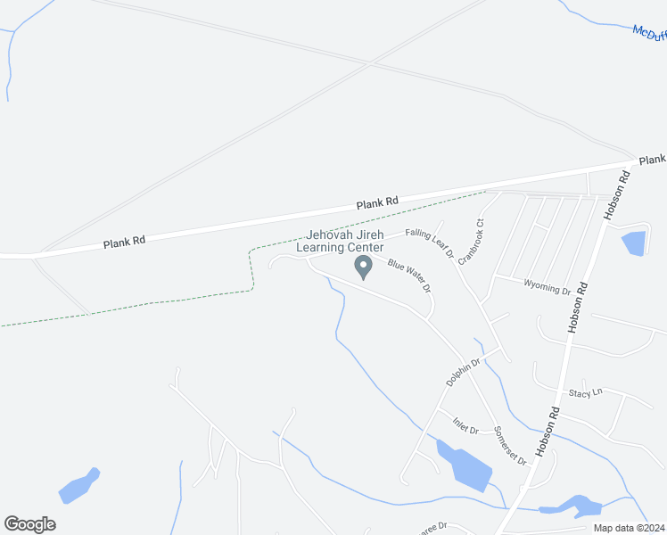 map of restaurants, bars, coffee shops, grocery stores, and more near 132 Falling Leaf Drive in Raeford
