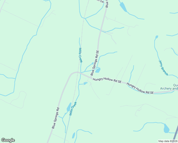 map of restaurants, bars, coffee shops, grocery stores, and more near 6426 Blue Springs Rd in Cleveland