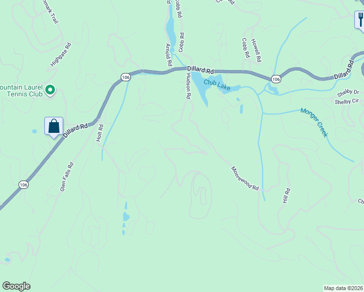 map of restaurants, bars, coffee shops, grocery stores, and more near 260-400 Hudson Road in Highlands