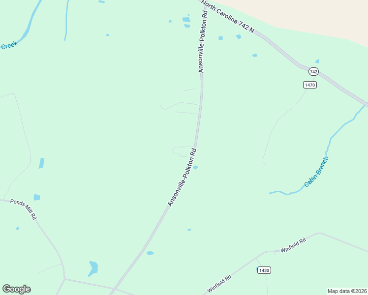 map of restaurants, bars, coffee shops, grocery stores, and more near 6486 Ansonville-Polkton Road in Polkton
