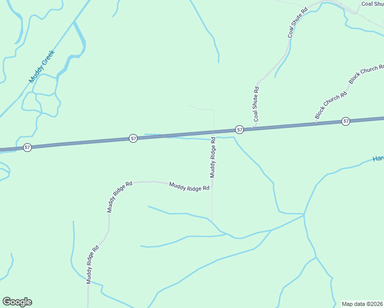 map of restaurants, bars, coffee shops, grocery stores, and more near 50 Muddy Ridge Road in Pocahontas