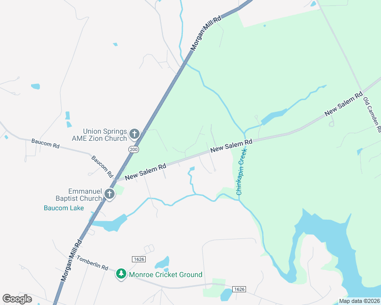 map of restaurants, bars, coffee shops, grocery stores, and more near 2713 Emmanuel Drive in Monroe