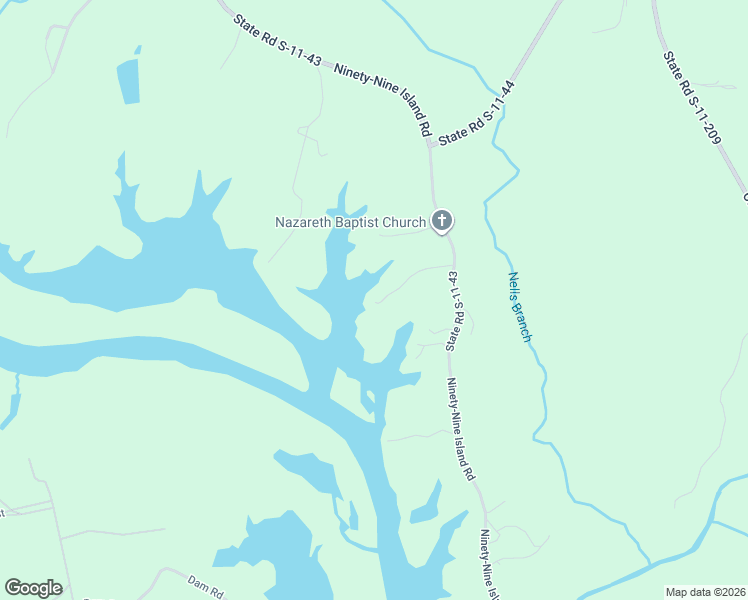 map of restaurants, bars, coffee shops, grocery stores, and more near 1176 Ninety-Nine Island Road in Blacksburg