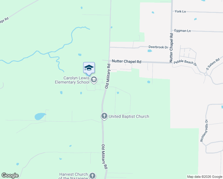 map of restaurants, bars, coffee shops, grocery stores, and more near 2 Ridgedale Circle in Conway