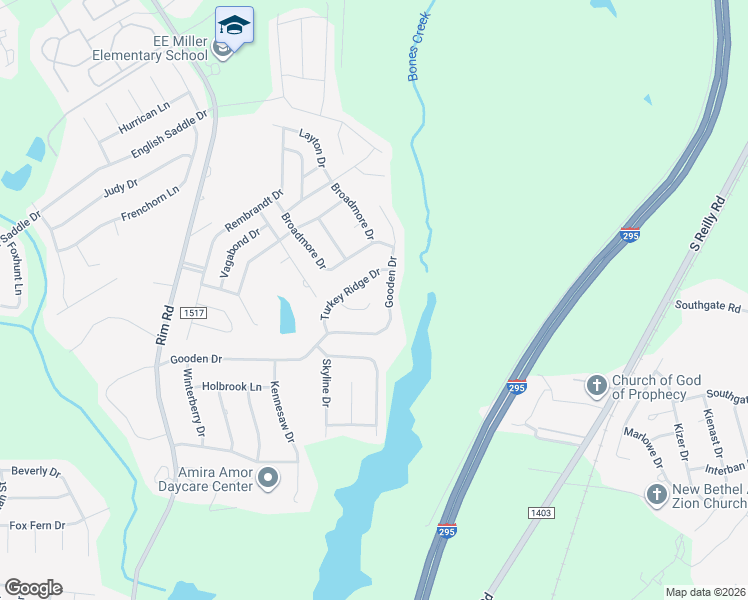 map of restaurants, bars, coffee shops, grocery stores, and more near 9532 Deep Swamp Lane in Fayetteville
