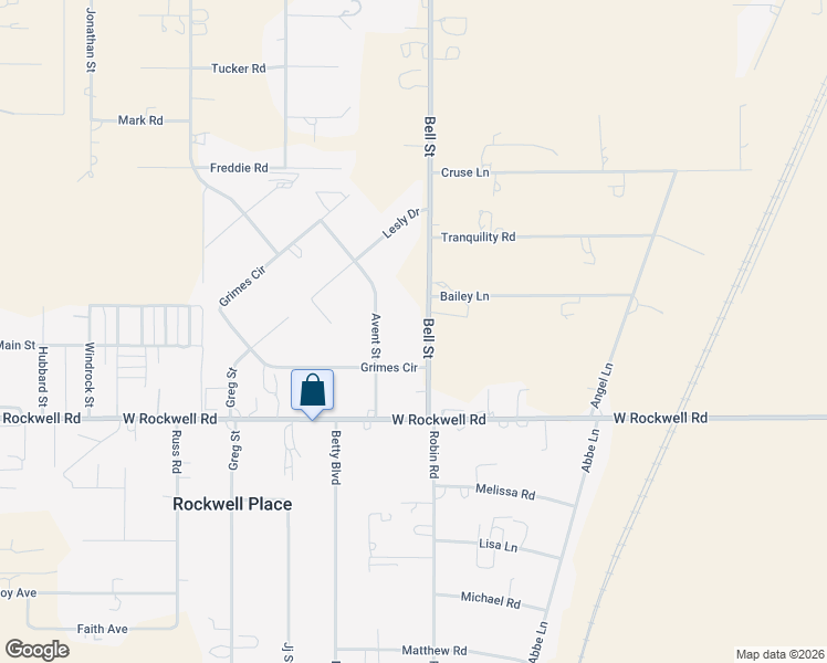 map of restaurants, bars, coffee shops, grocery stores, and more near 16000 Bell Street in Amarillo