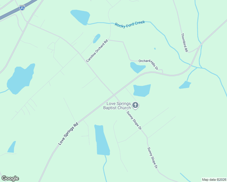 map of restaurants, bars, coffee shops, grocery stores, and more near 1023 Love Springs Road in Cowpens