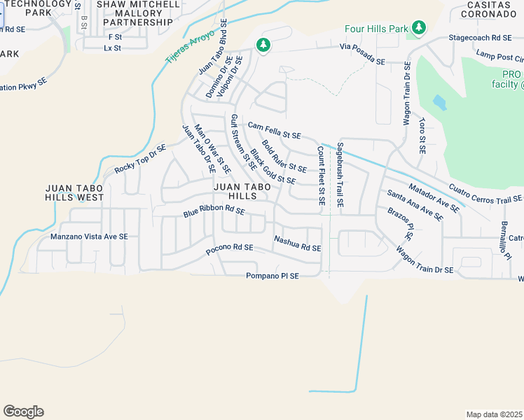 map of restaurants, bars, coffee shops, grocery stores, and more near 2000 Fraser Drive Southeast in Albuquerque