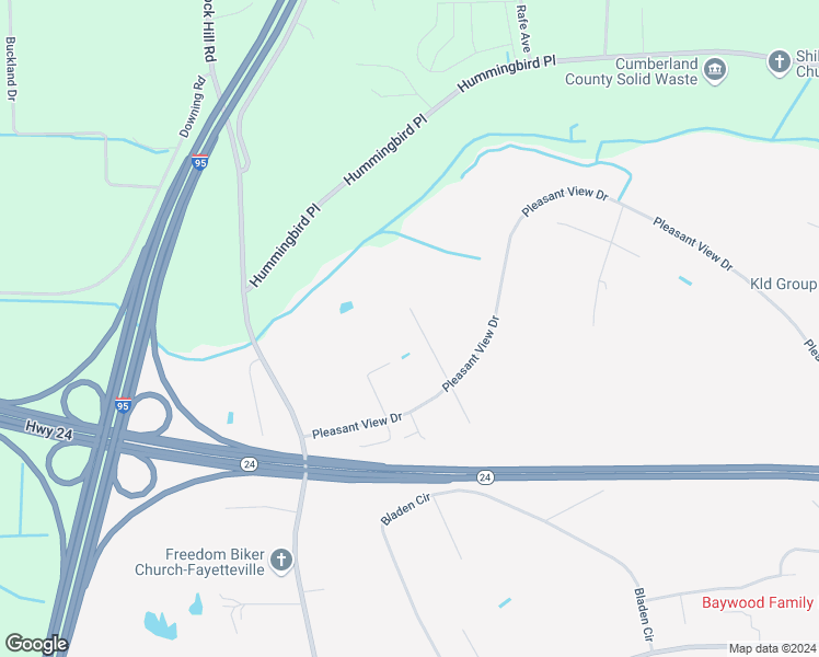 map of restaurants, bars, coffee shops, grocery stores, and more near 533 Kivett Court in Fayetteville