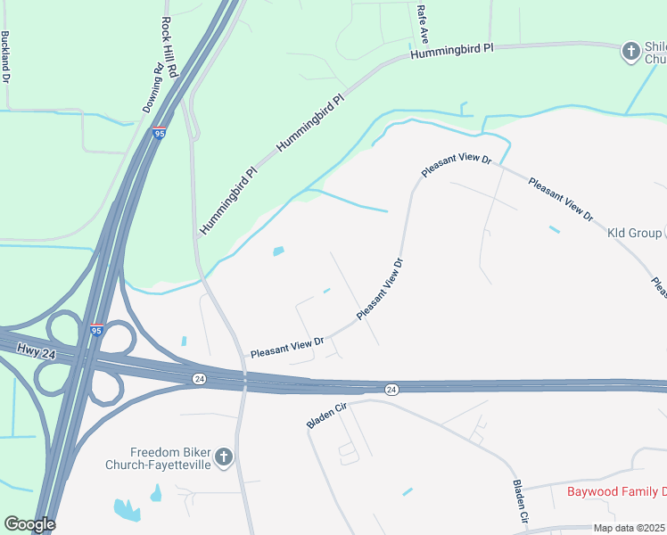 map of restaurants, bars, coffee shops, grocery stores, and more near 533 Kivett Court in Fayetteville