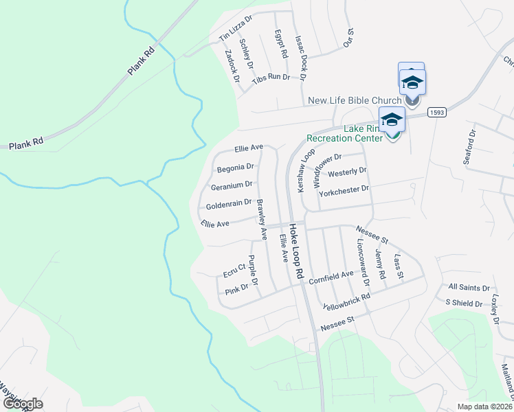 map of restaurants, bars, coffee shops, grocery stores, and more near 1855 Brawley Avenue in Fayetteville
