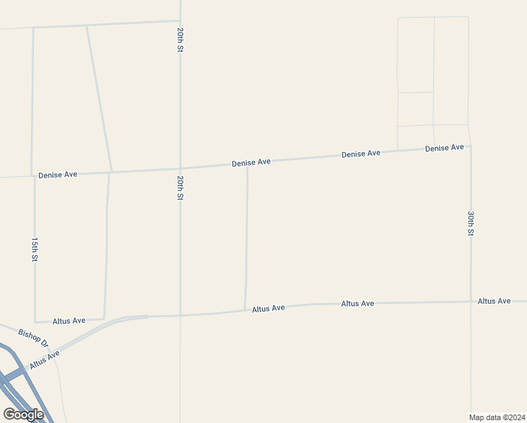 map of restaurants, bars, coffee shops, grocery stores, and more near Denise Avenue in Mojave