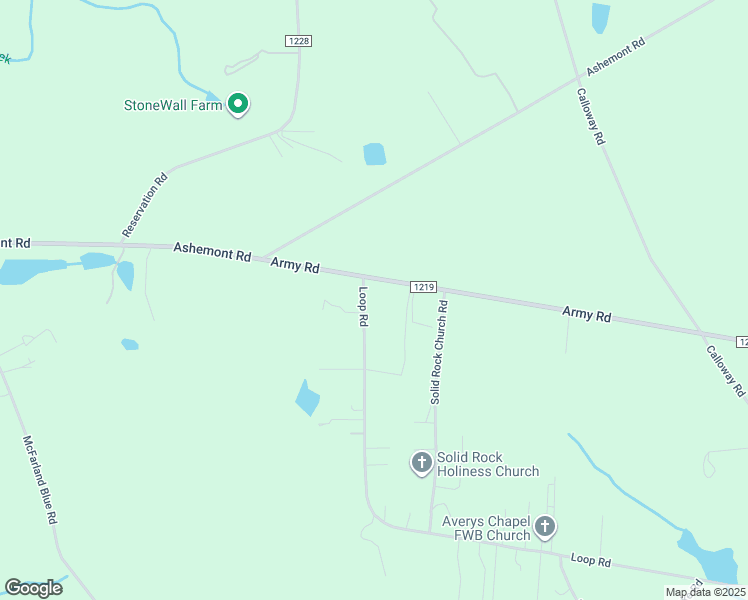 map of restaurants, bars, coffee shops, grocery stores, and more near 2818 Loop Road in Raeford