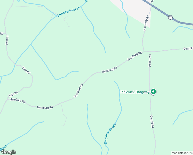 map of restaurants, bars, coffee shops, grocery stores, and more near 5432 Hamburg Road in Michie