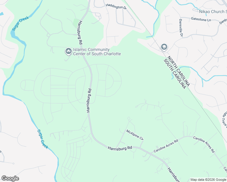 map of restaurants, bars, coffee shops, grocery stores, and more near 11554-11776 State Road S-29-64 in Fort Mill