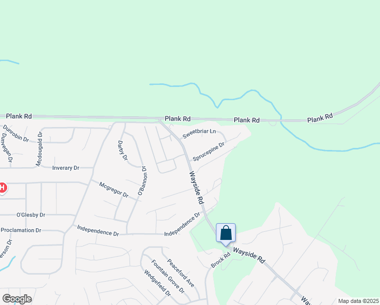 map of restaurants, bars, coffee shops, grocery stores, and more near 1796 Wayside Road in Raeford